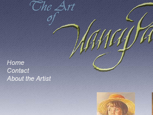 Screenshot of The Art of Nancy Park